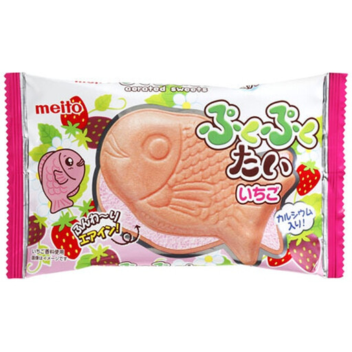 Meito Pukupukutai Strawberry Choco Wafer