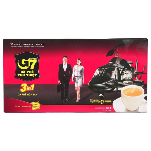 Trung Nguyen Legend G7 Ca Phe Hoa Tan Instant Coffee 3 in 1 336g