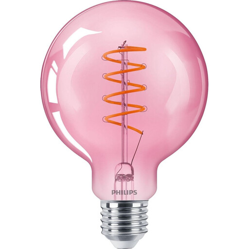 Philips - LED Bulb D G93 4.5-25W E27 Pink Flame