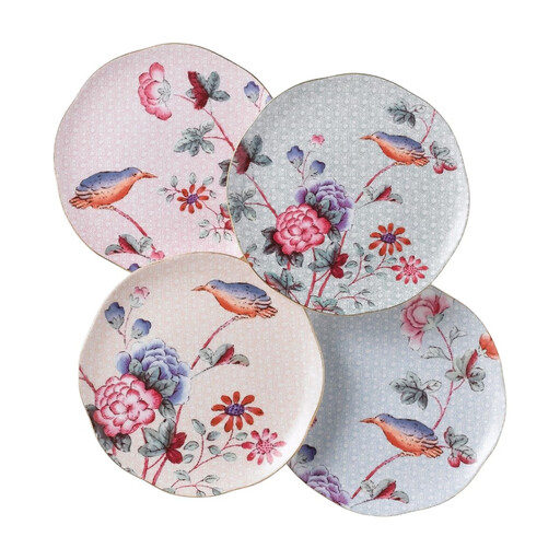 Wedgwood Cuckoo (Harlequin Collection) Fine Bone China Dessert Plate Set