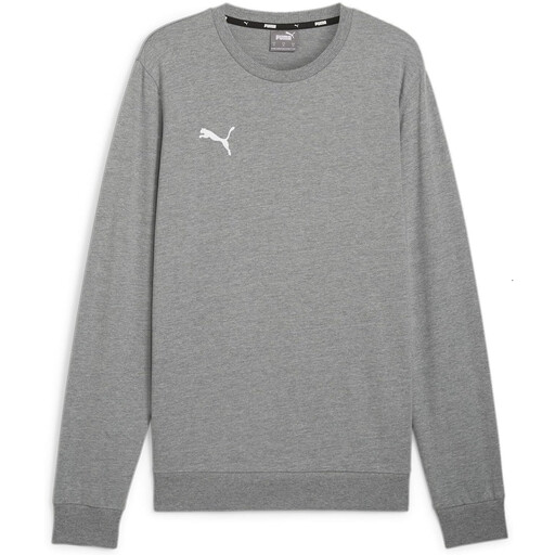 PUMA teamGOAL Casuals Crew Neck Sweat Men's Medium Gray Heather