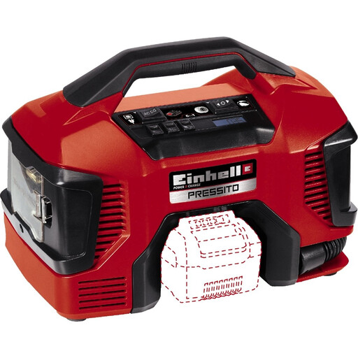 Einhell Hybride Compressor Pressito Li Solo