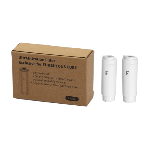 Furbulous Ultra Filter Cartridge - 2 Pack - Compatible with Furbulous Automatic Pet Waterer - 90 Day Supply - Easy to Install
