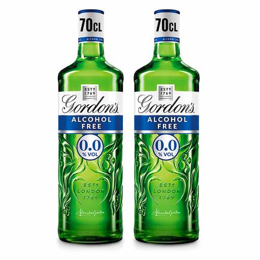 Gordon’s Alcohol Free Gin, two 70cl bottles