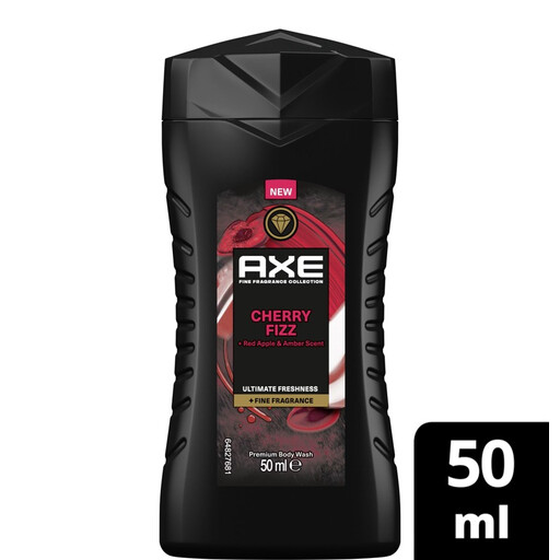AXE Shower Gel Fine Fragrance Cherry Fizz Mini Travel Size 50 ml
