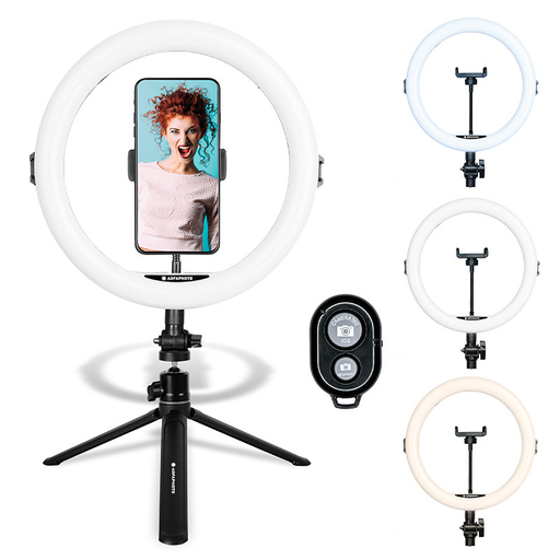 AgfaPhoto 28'' Ring Light with Smartphone Holder