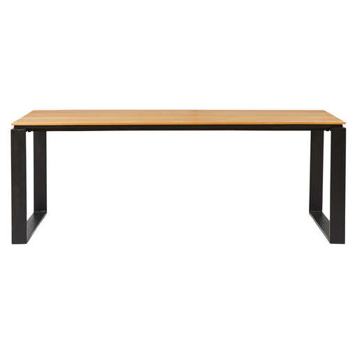 OUTFIT Gartentisch 210 x 100 cm Black Teak Beech