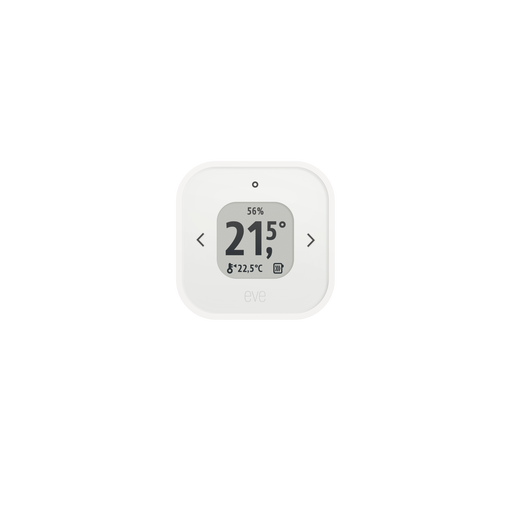 Eve Thermo Control Smart Temperature & Humidity Sensor, White