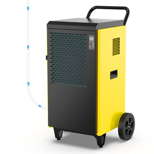 DAHTEC Professional 70 L/day dehumidifier with condensate pump