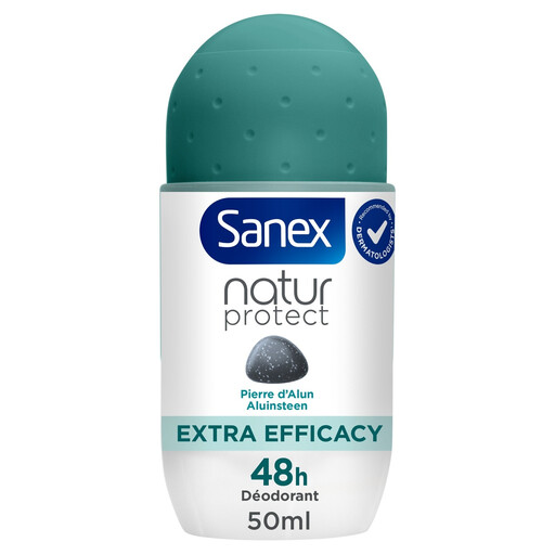 SANEX Déodorant Bille Anti-Odeur Pierre d'Alun 48h