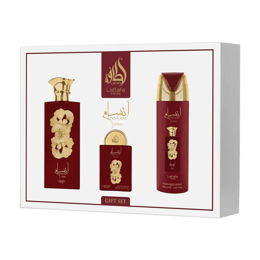 Lattafa Pride Ansaam Gold Eau de Parfum Gift Set for Women