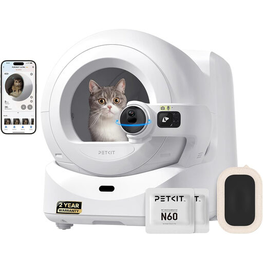 PETKIT Purobot Ultra Self-Cleaning Cat Litter Tray Cat Litter Box With Camera
