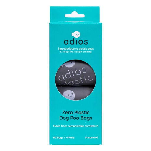 Adios Plastic Compostable Poo Bags