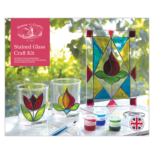 House of Crafts Stained Glass Painting Kit