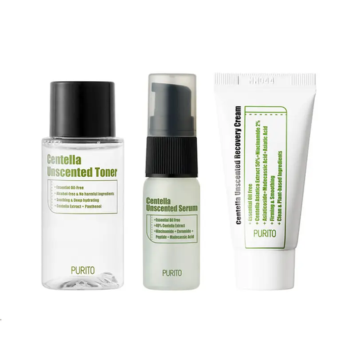 PURITO Wonder Releaf Centella Mini Set Unscented