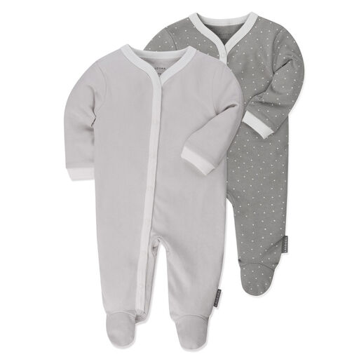 LaLoona Schlafanzug-Set - Beige P√ºnktchen 50/56