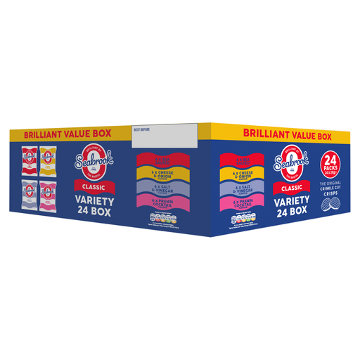 Seabrook Classic Variety Box 24 × 25g