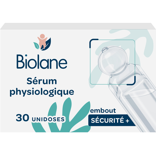 Sérum Physiologique Hygiène Nasale & Oculaire Embout Sécurité BIOLANE 30 x 5 ml