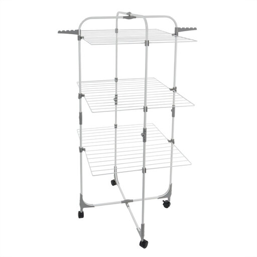 JVL Three Tier Foldable Laundry Drying Rack
