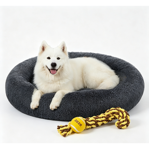 Grand panier en peluche pour chien JOYFURNOS