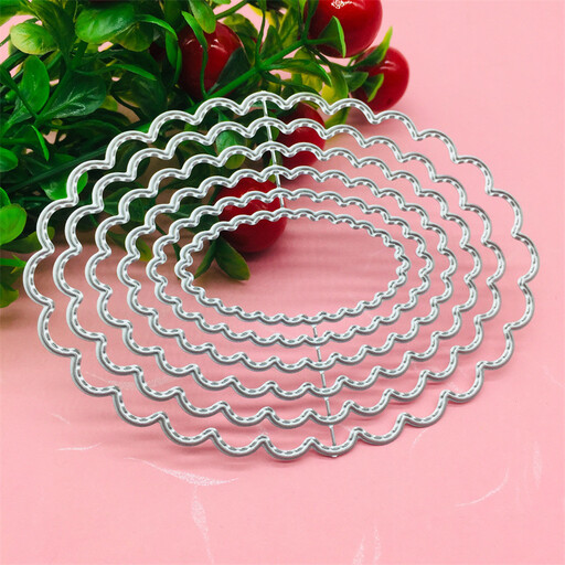 Nesting Lace Border Frame Metal Cutting Dies