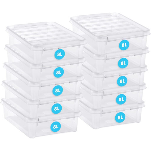 SmartStore Classic Storage Box - 7.5L - Set of 10