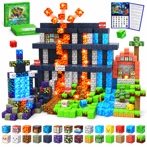 Magnetic Building Block Set 150 Pieces