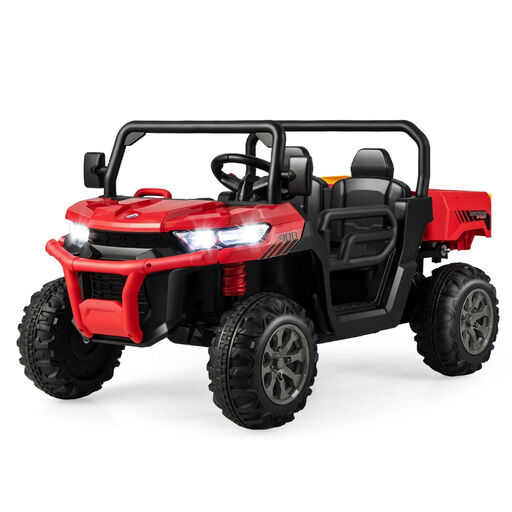 Red 2-seater kids' electric truck