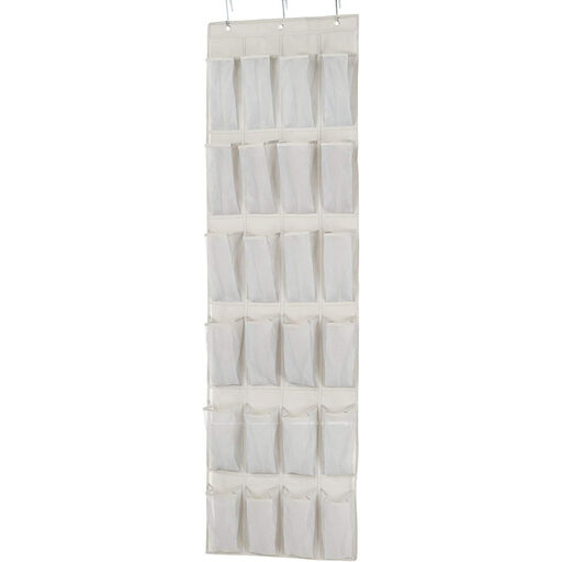 ANQI 24 Medium Pocket Over-the-Door Hanging Shoe Organizer