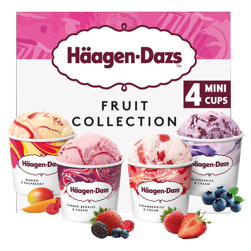 Häagen-Dazs Mini Pot Fruit Col 236g