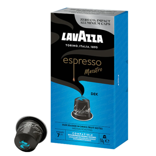 Capsules de Café Décaféiné Lavazza, Compatibles Nespresso, 10 Capsules