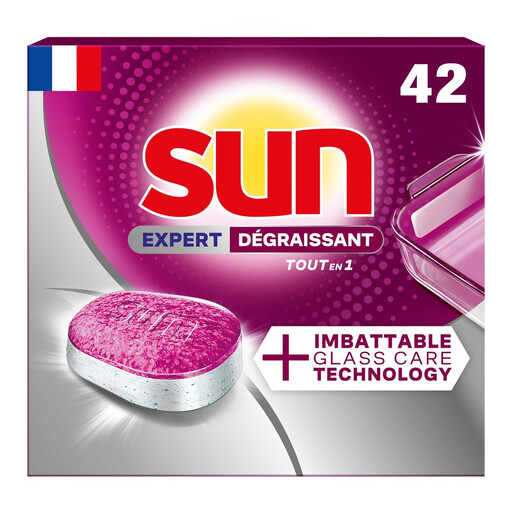 SUN All-in-1 dishwasher tablets, 42 units