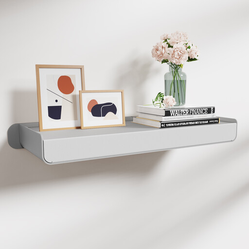 KAPANOU Grey Floating Shelves Wall Mounted