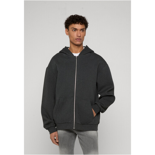 Urban Classics Fluffy Zip Hoody charcoal M