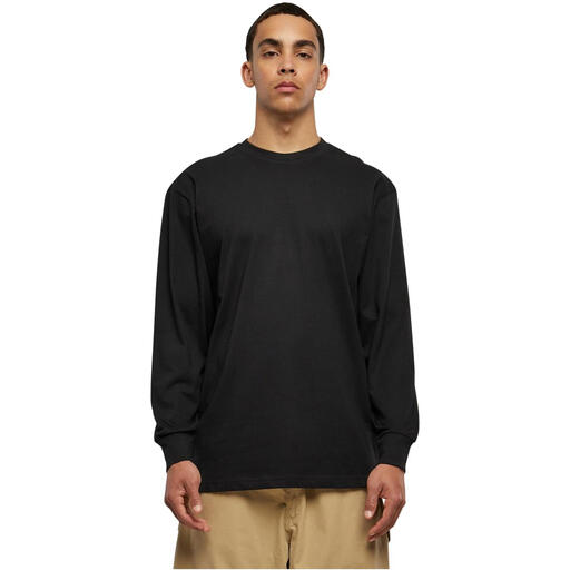 Urban Classics Tall Tee L/S T-Shirt in Black