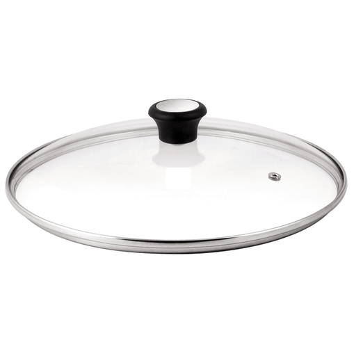 Tefal Glass Lid, 30cm, Stainless Steel Frame