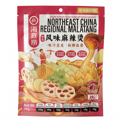 海底捞东北风味麻辣火锅底料，340g