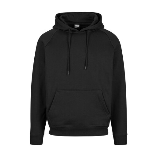 URBAN CLASSICS Blank Hoody Black