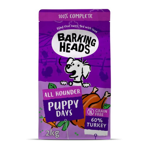 Barking Heads All Hounder Puppy Days Turkey 2kg