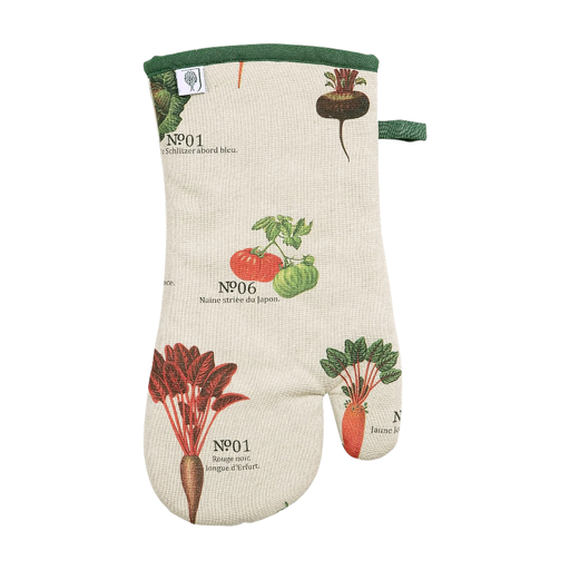 RHS by Dexam Single Oven Glove met groenteprint
