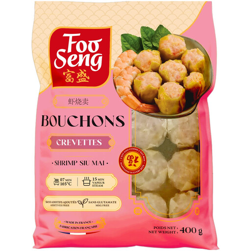 Foo Seng Bouchées aux Crevettes Siu Mai 400 g
