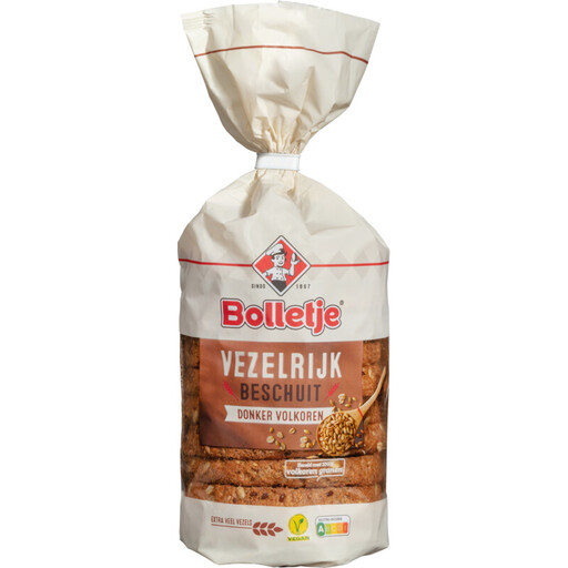 Bolletje Donker Volkoren Beschuit - 10 stuks