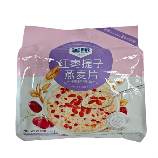 Family Whole Red Dates Raisins Oat Flakes 838g