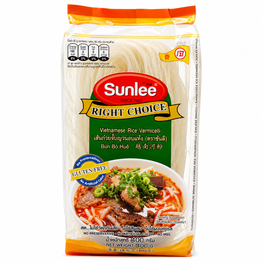 Vermicelles de Riz Vietnamiens Sunlee 250g