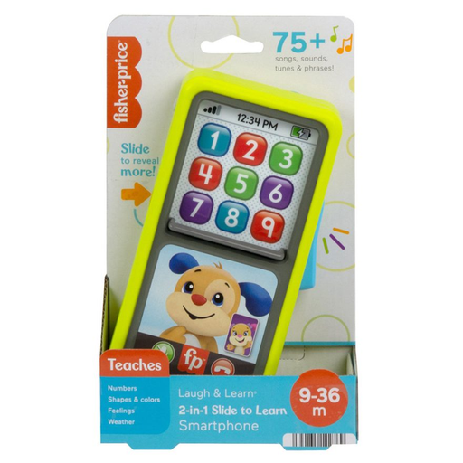 Fisher-Price Laugh & Learn 2-in-1 Slide to Learn Smartphone