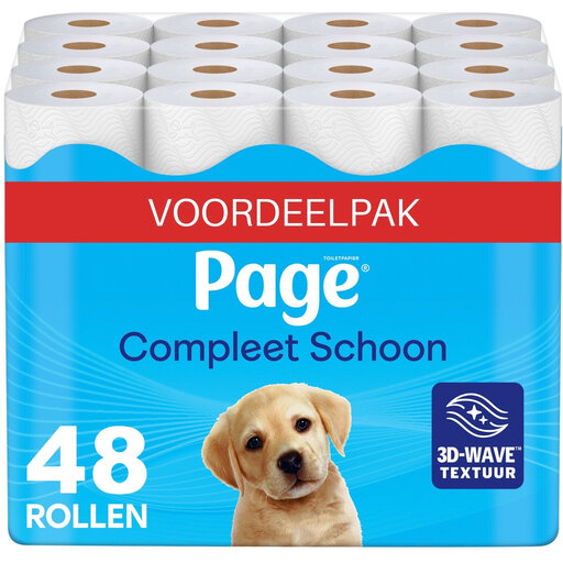 Page Complete Clean Toilet Paper - 48 Rolls