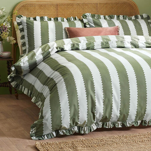 Wylder Duvet Cover Set Bridie Green/Mist