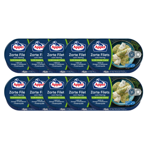 Appel MSC Tender Herring Fillets in a Dill & Herb Cream Sauce