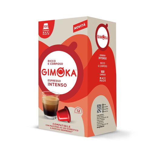 GIMOKA INTENSO，100 颗兼容 Nespresso 系统的胶囊，550 g
