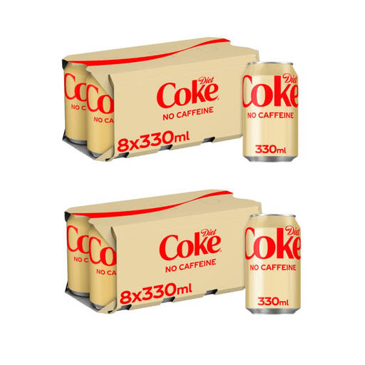 Diet Coke Caffeine Free 2 x 8 x 330 ml